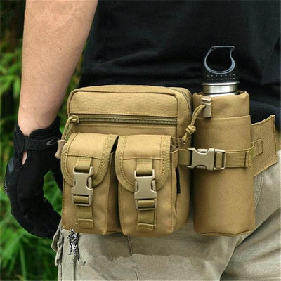 Survival Gears Depot Hunting Bags Tactical Hiking Water Bottle Phone Pouch